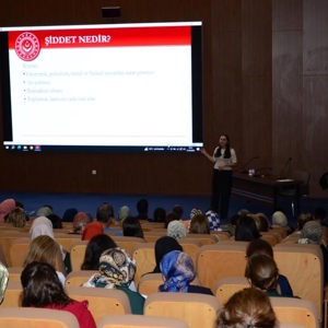 Kadına Yönelik Şiddetle Mücadele ve 6284 Sayılı Kanunun Sağladığı Koruyucu-Önleyici Tedbirler İle İlgili Seminer Gerçekleştirildi - fotoğraf 1