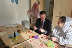 Engelsiz Yaşam Bakım ve Rehabilitasyon Merkezini ziyareti