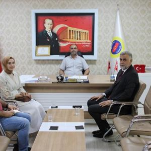 İl Müdürümüz Emre ÇALĞAN Polateli Kaymakamı Sayın Salih KAYA ve Belediye Başkanı Sayın Ali KOYUNCU’yu makamında ziyarettik - fotoğraf 2