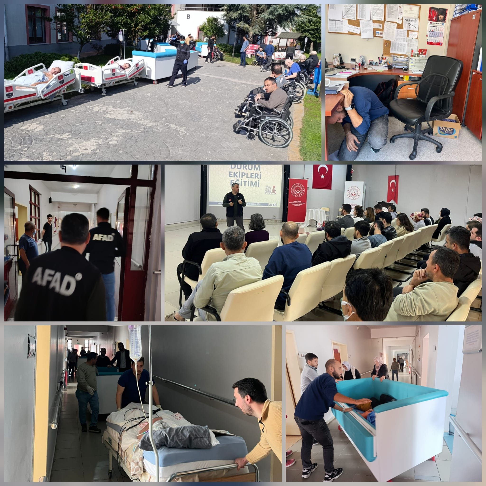 Kocaeli BRM’de AFAD Ekiplerinden Deprem Eğitimi ve Tatbikat