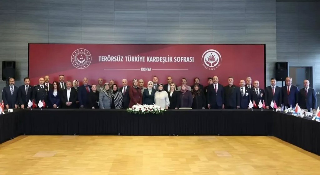 Konya'da Terörsüz Türkiye Sofrası Kuruldu