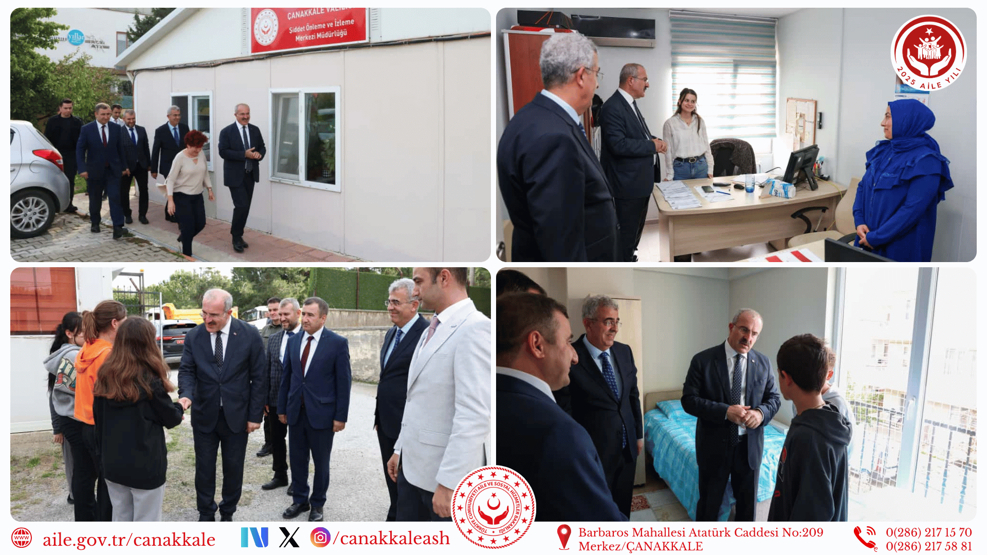 Valimiz Sayın Doç Dr.  Ömer TORAMAN’dan Kuruluşlarımıza Ziyaret