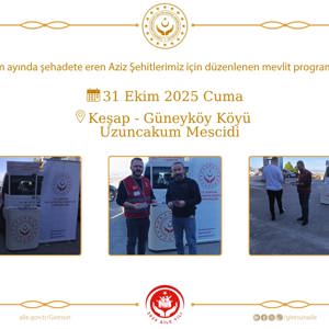 Şehitlerimize Mevlit Programı - fotoğraf 1
