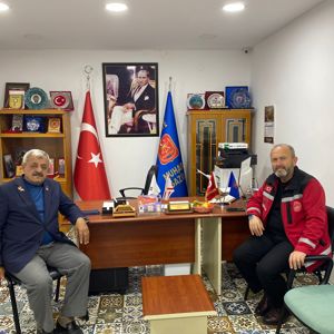 İl Müdür Yardımcımız Sebahattin BİLGİÇ ve Şehit ve Gazi Birimimizce, Edirne Muharip Gaziler Derneği Başkanı Ahmet İSMAİLOĞLU ziyaret edildi. - fotoğraf 1