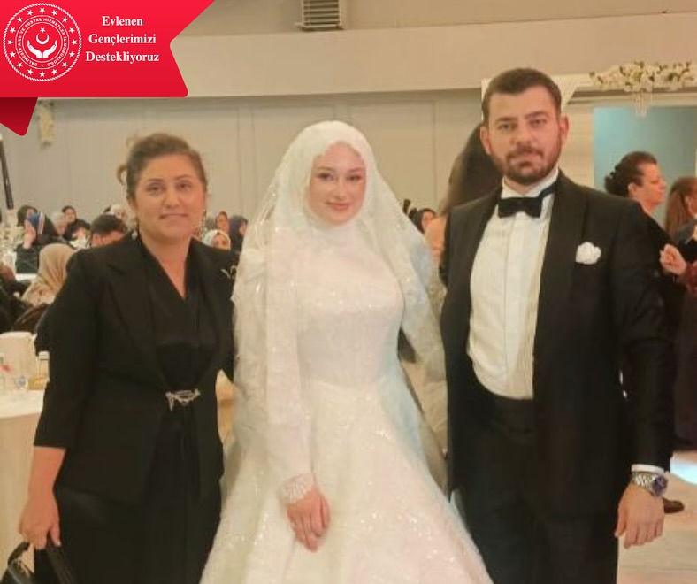 Evlenecek Gençlerin Desteklenmesi Projesinden Faydalanan Çiftimizin Düğün Törenine Katılım Sağlandık