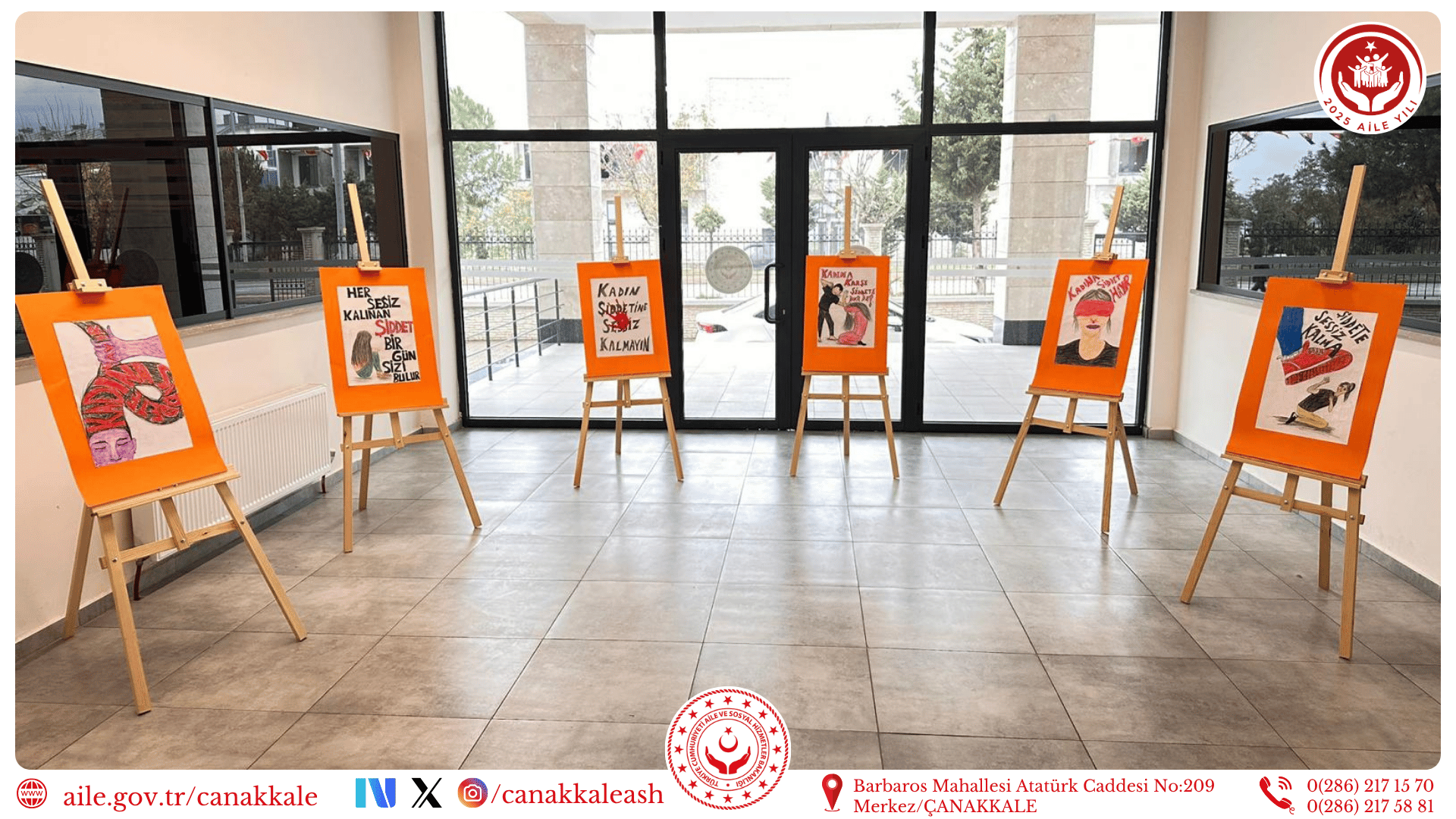 📍 Çanakkale İhtisaslaştırılmış Çocuk Evleri Sitesi Müdürlüğü Sergisi