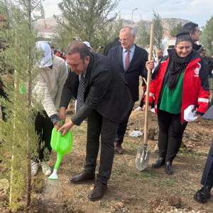  Dicle Kral Kızı Gençlik Kampı’nda Fidan Dikimi Etkinliği  - fotoğraf 6