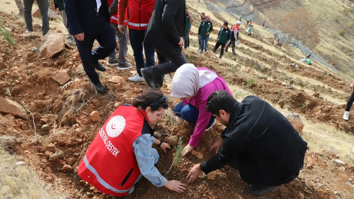 Ağaçkonak Köyü’nde Fidanlarımızı Toprakla Buluşturduk - fotoğraf 8