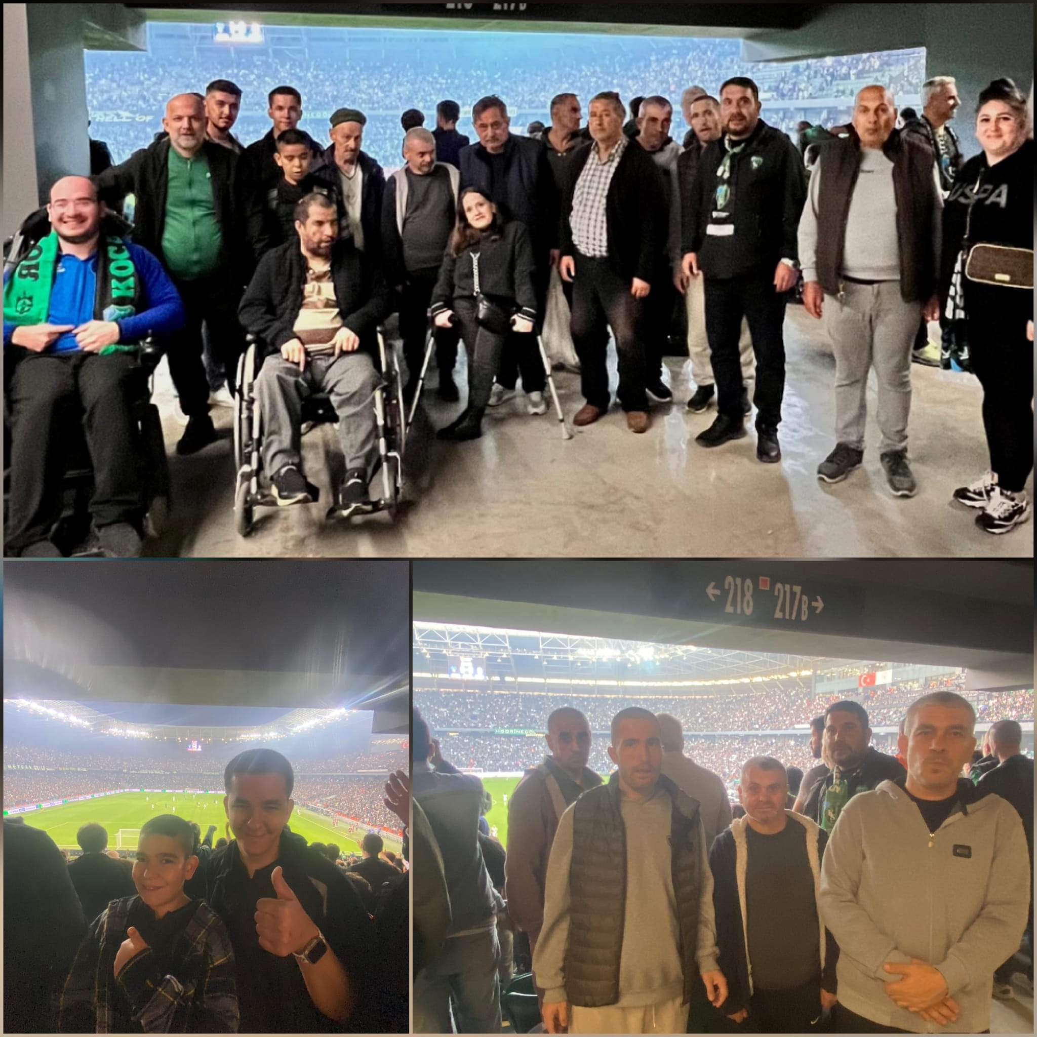 Özel Bireylerden Kocaelispor-Galatasaray Maçına Tam Destek: Üç Kurumdan Tribünlere Coşku Taşıdı