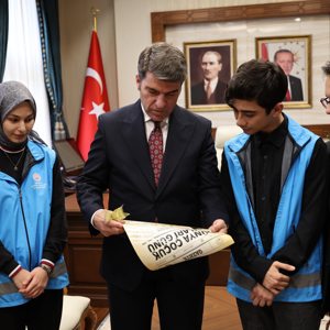20 Kasım Dünya Çocuk Hakları Günü Sayın Valimiz Önder BAKAN'ı ziyaret. - fotoğraf 3