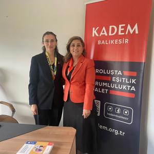 25 Kasım Kadına Yönelik Şiddetle Mücadele Günü vesilesiyle, Kadın ve Demokrasi Derneği (KADEM) Balıkesir Temsilciğilini Ziyaret Ettik - fotoğraf 2