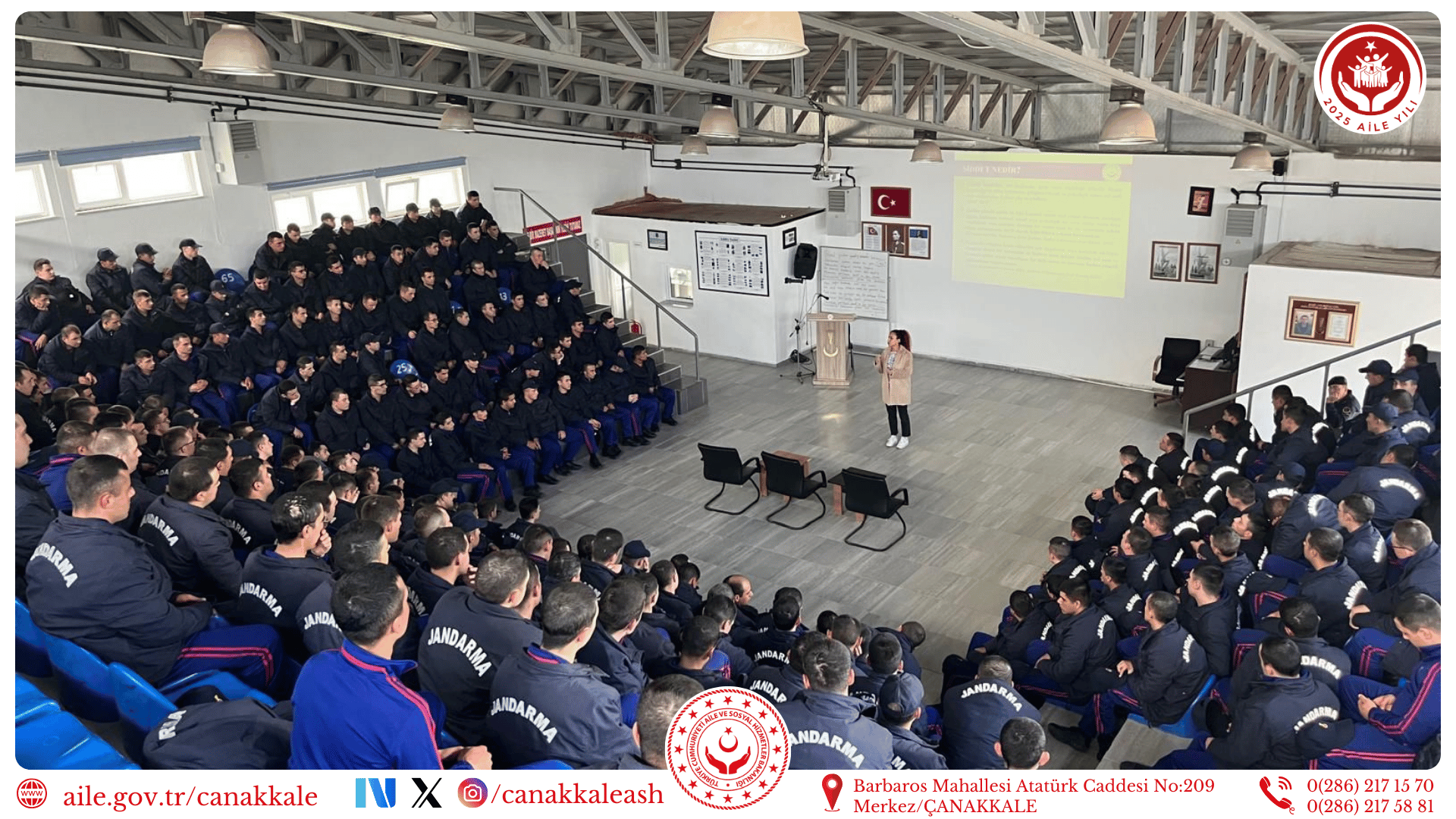 🟣 Kadına Yönelik Şiddetle Mücadele Eğitimi - İl Jandarma Komutanlığı