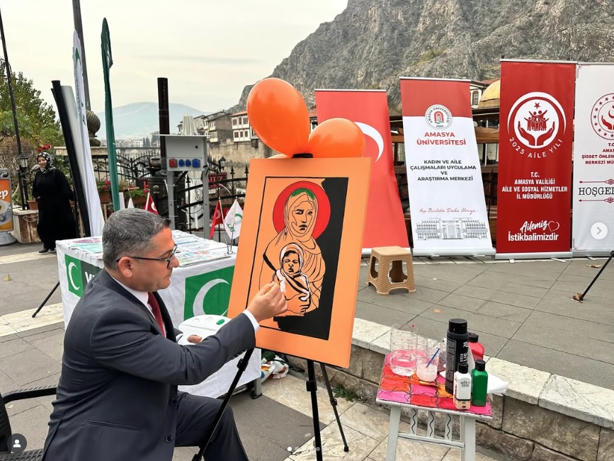 25 Kasım Kadına Yönelik Şiddete Karşı Uluslararası Mücadele Günü "Turuncu Tuval Etkinliği"