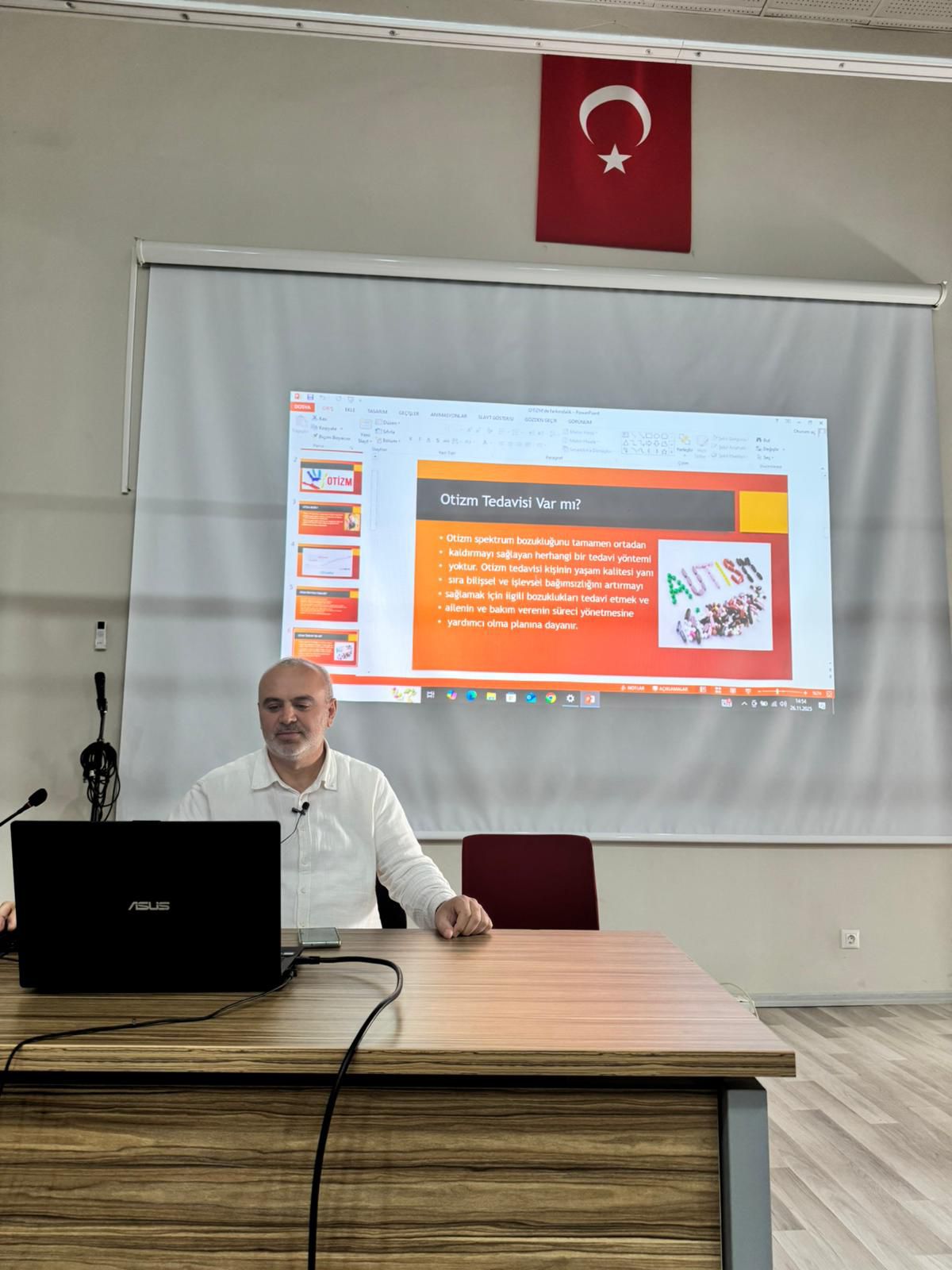 Afyonkarahisar Engelsiz Yaşam Bakım Rehabilitasyon Merkezimizde Eğitim Düzenlendi