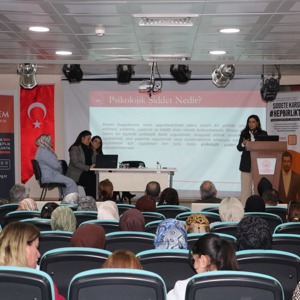 Kadına Yönelik Şiddete Karşı Uluslararası Mücadele Günü kapsamında panel programımızı gerçekleştirdik. - fotoğraf 3