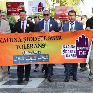 25 Kasım Kadına Yönelik Şiddetle Mücadele Gününde Hep Birlikte Sessiz Çığlık İçin Yürüyüşü 🧡✋🏻 - fotoğraf 9