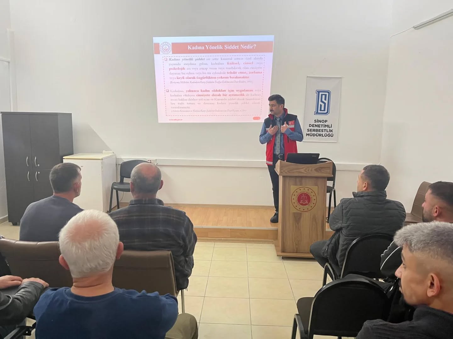 Denetimli Serbestlik Yükümlülerine “Kadına Yönelik Şiddetle Mücadele” Semineri Düzenlendi