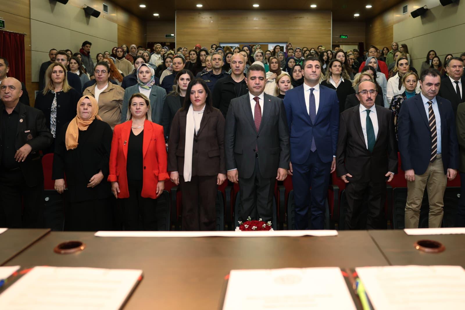 25 Kasım Kadına Yönelik Şiddete Karşı Uluslararası Mücadele Günü Programı Gerçekleştirildi.