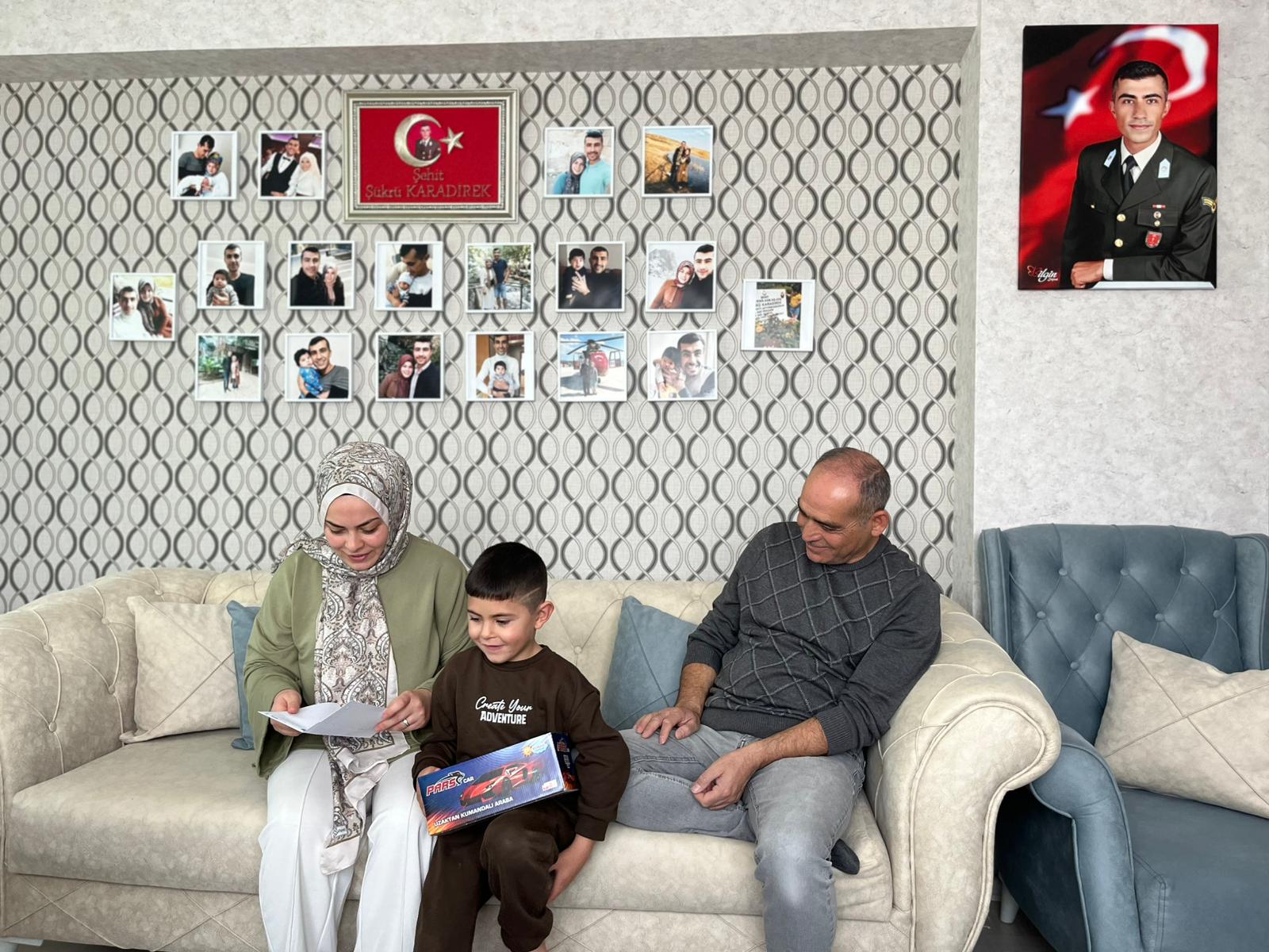 Şehidimiz Şükrü Karadirek’in evladı İbrahim Aras'a Doğum Günü Ziyareti