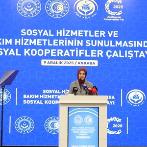 Bakanımız Göktaş "Sosyal Hizmetler ve Bakım Hizmetlerinin Sunulmasında Sosyal Kooperatifler Çalıştayı"nda konuştu - fotoğraf 2