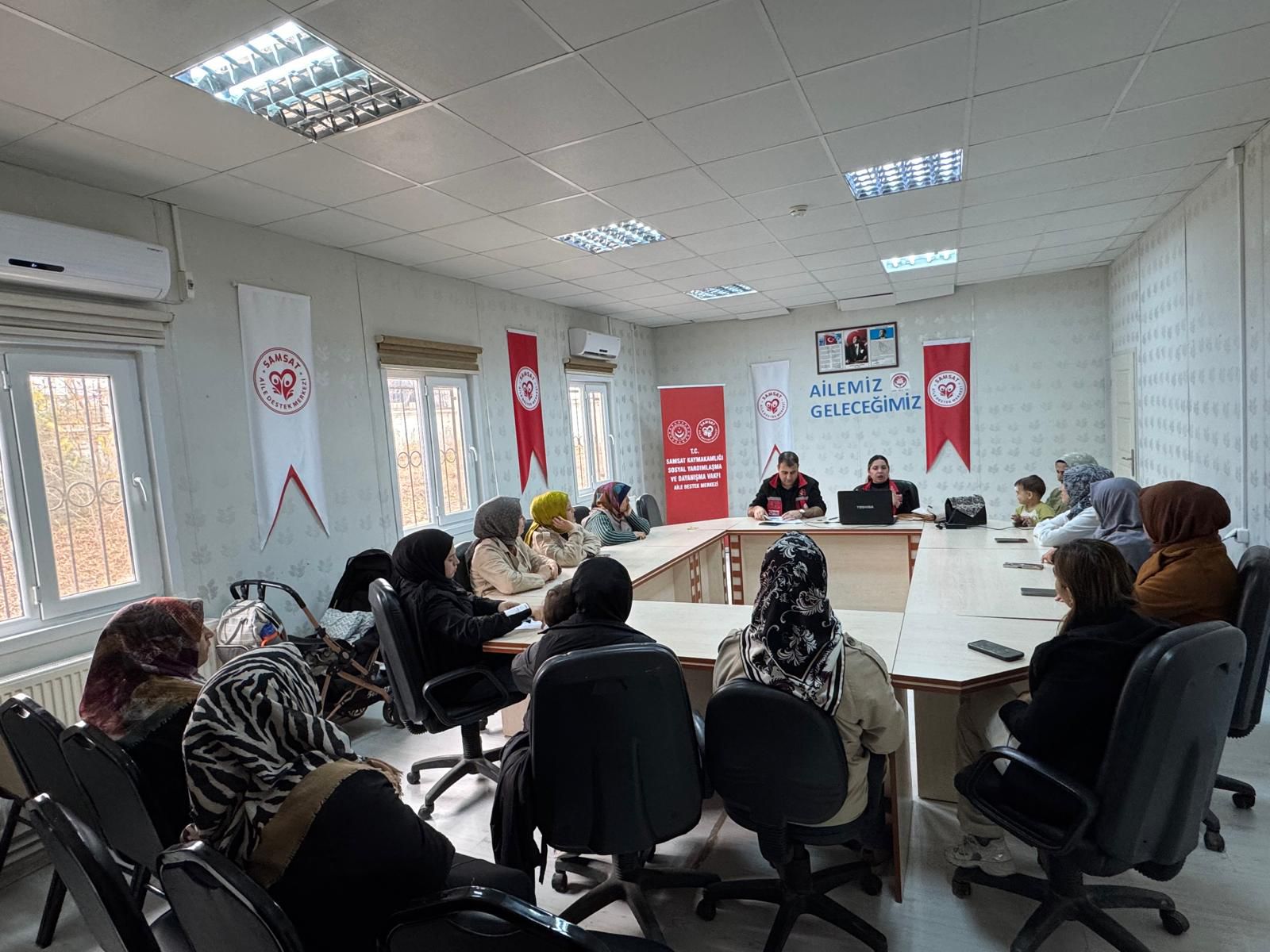 Samsat ADEM Kursiyerlerine AEP Kapsamında Eğitim Verdik