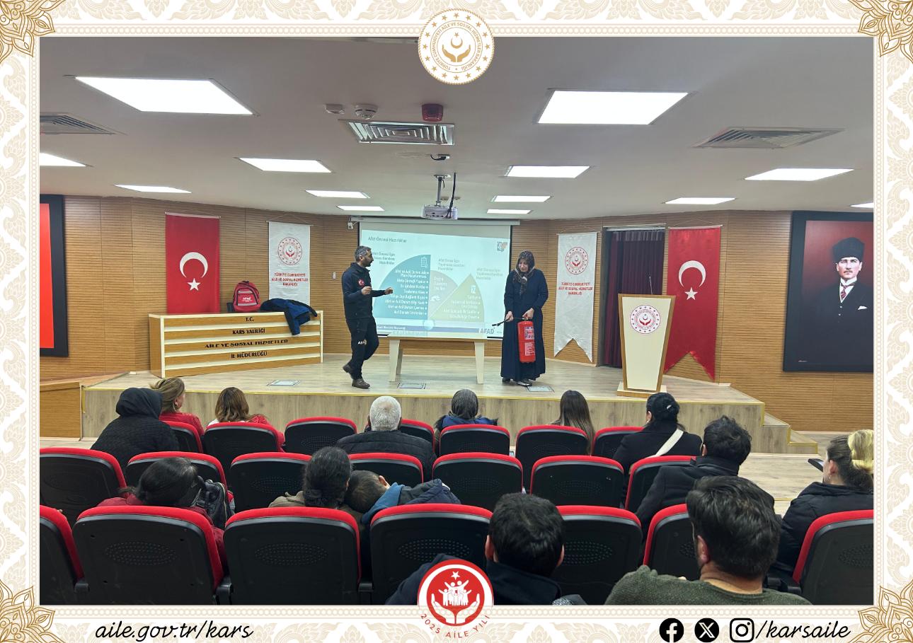 📍 Afete Hazırlık ve Psikososyal Dayanıklılık Eğitimi