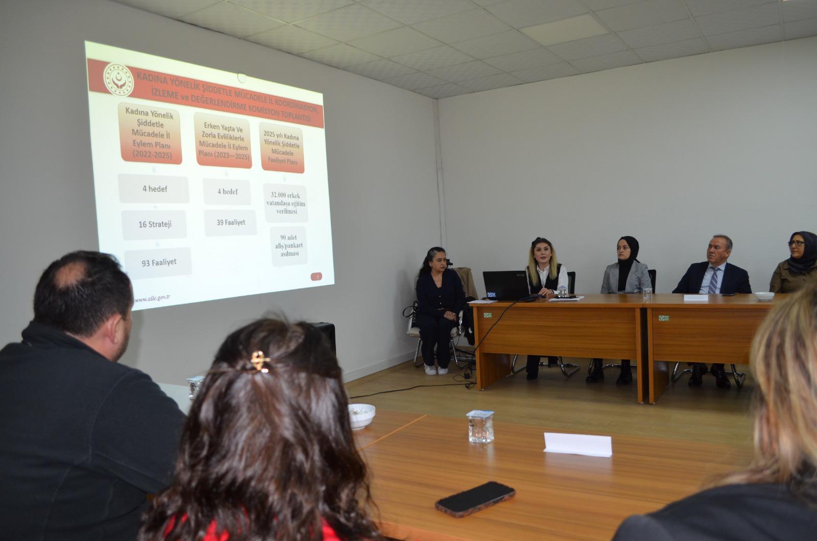 Kadına Yönelik Şiddetle Mücadele İl Koordinasyon, İzleme ve Değerlendirme Toplantısı