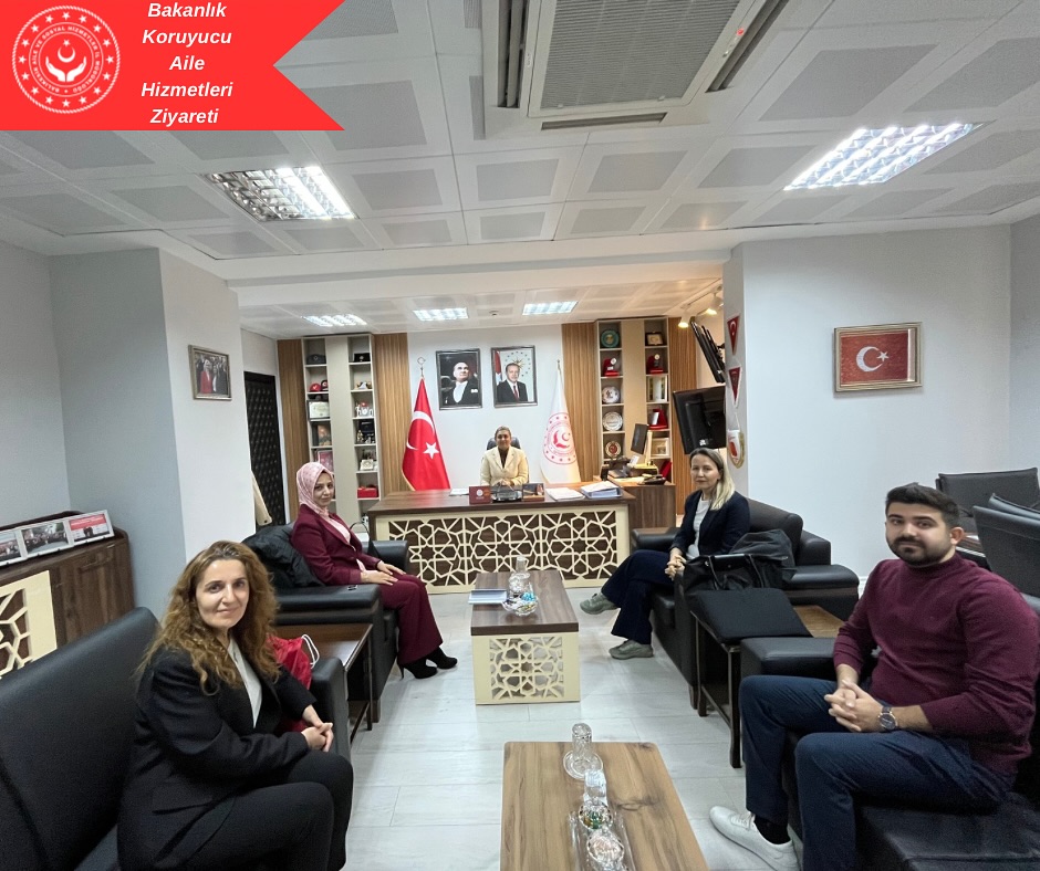 İl Müdürümüz Emine BÖÇKÜN, Bakanlığımız Çocuk Hizmetleri Genel Müdürlüğünden Heyeti Ağırladı