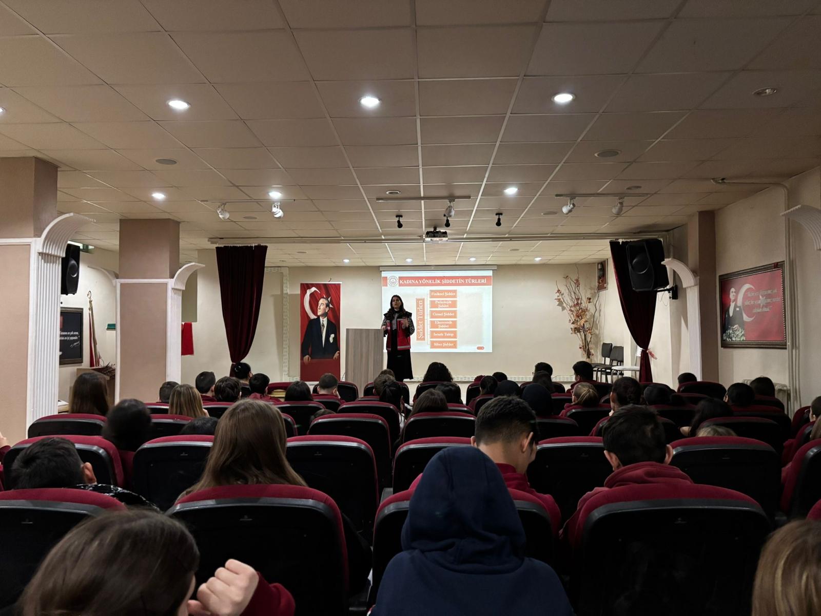 Kadına Yönelik Şiddet Eğitimi Verildi.