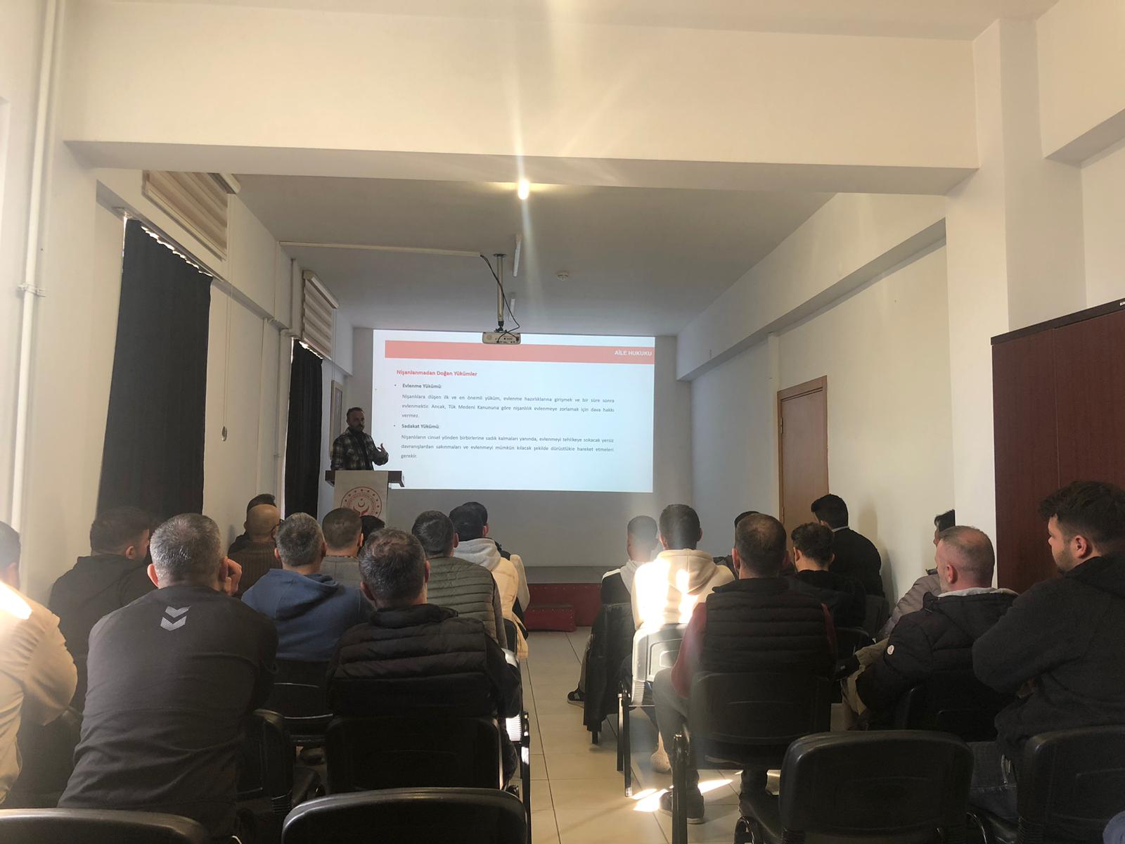 Denizli Açık Ceza ve İnfaz Kurumunda Aile Hukuku Eğitimi Gerçekleştirildi