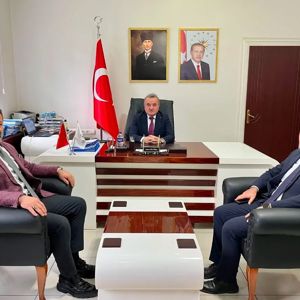 İl Müdürümüz Nejat İLHAN, Bozüyük Kaymakamı Sayın Adem ÖZTÜRK'ü Makamında Ziyaret Etti - fotoğraf 1