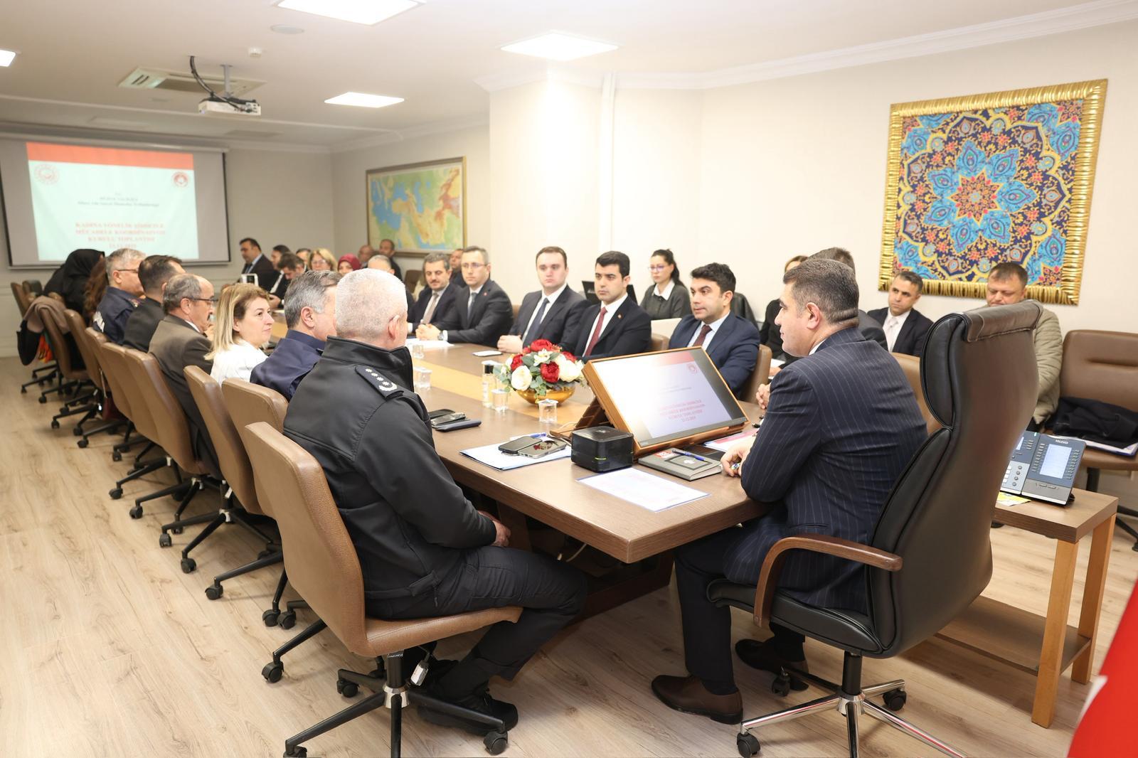 6284 Sayılı Kanun Kapsamında İl Koordinasyon, İzleme ve Değerlendirme Komisyonu Toplantısı Gerçekleştirildi