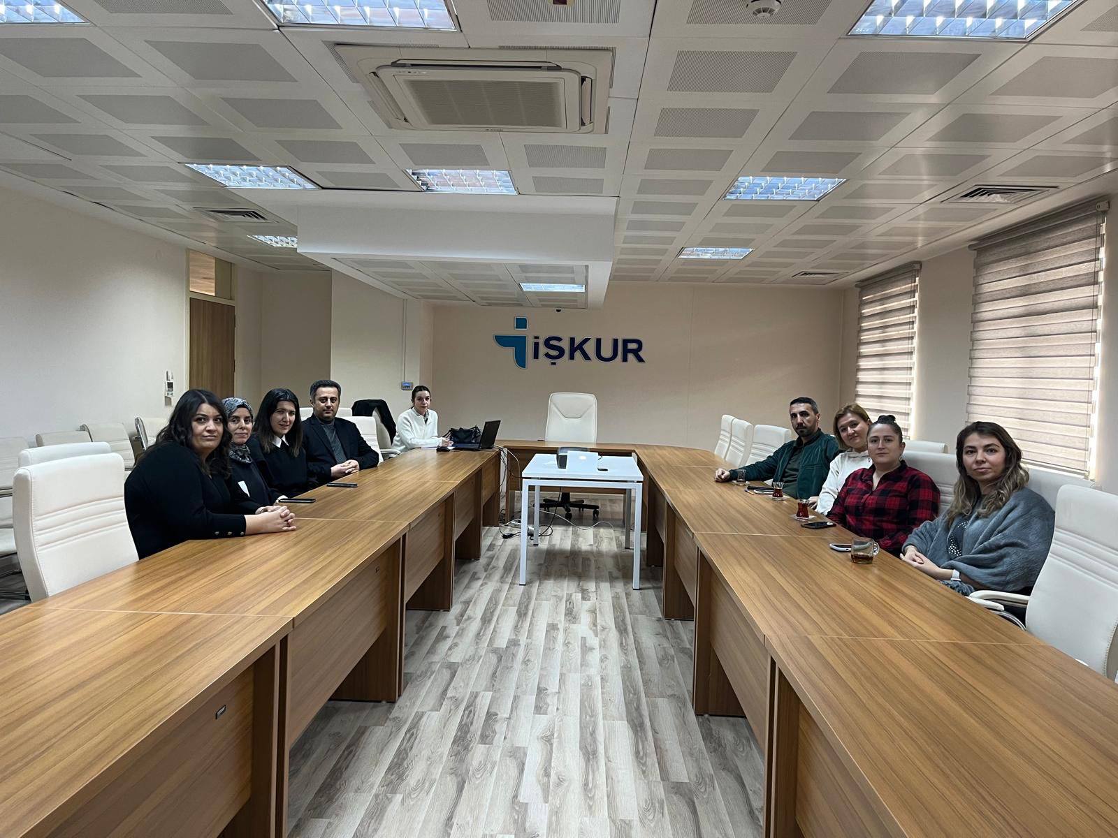 Nevşehir İşkur İl Müdürlüğü personeline yönelik eğitim 