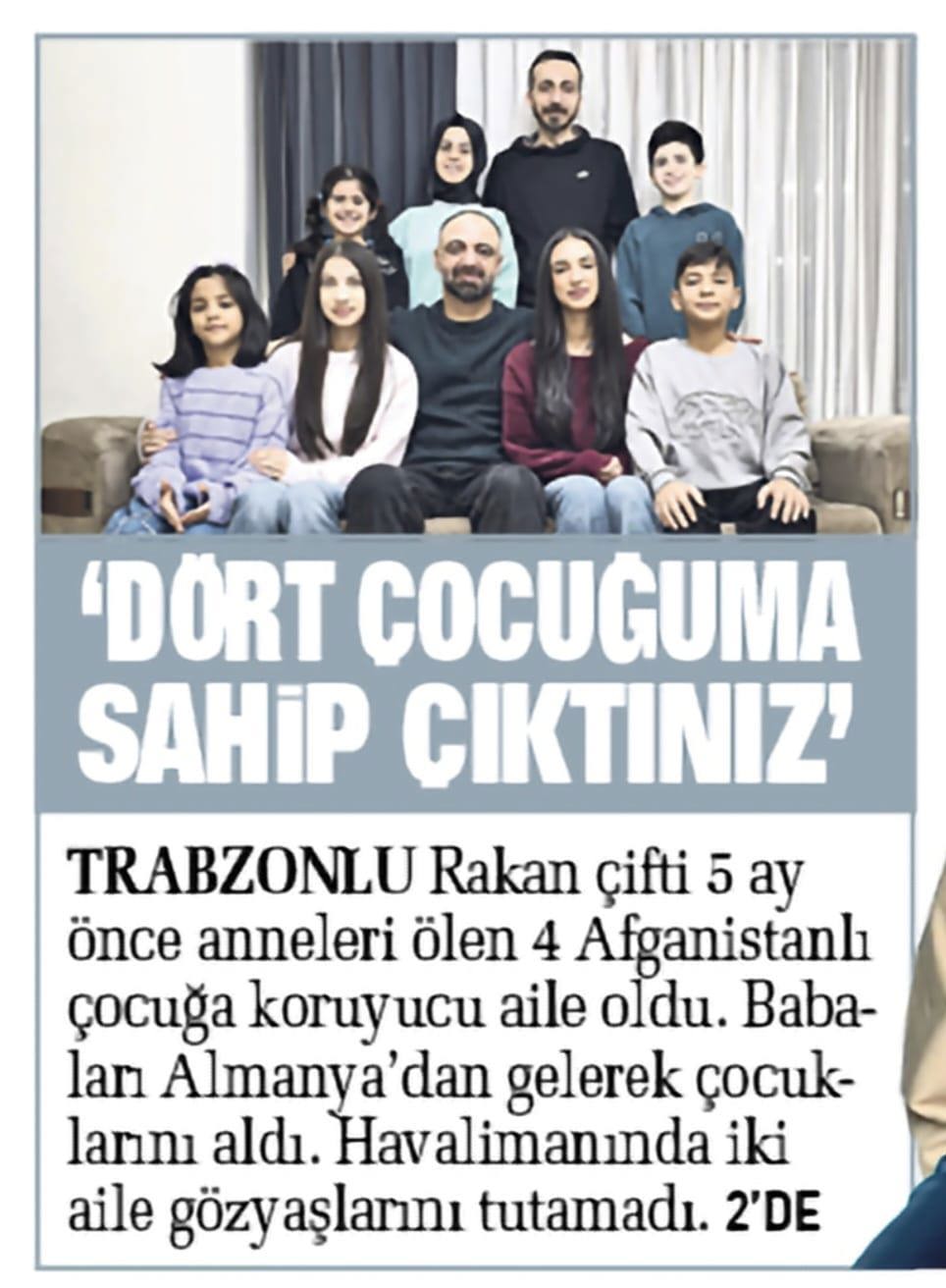 Trabzonlu Ailenin Kucak Açtığı Çocuklar Babalarına Kavuştu. - fotoğraf 2
