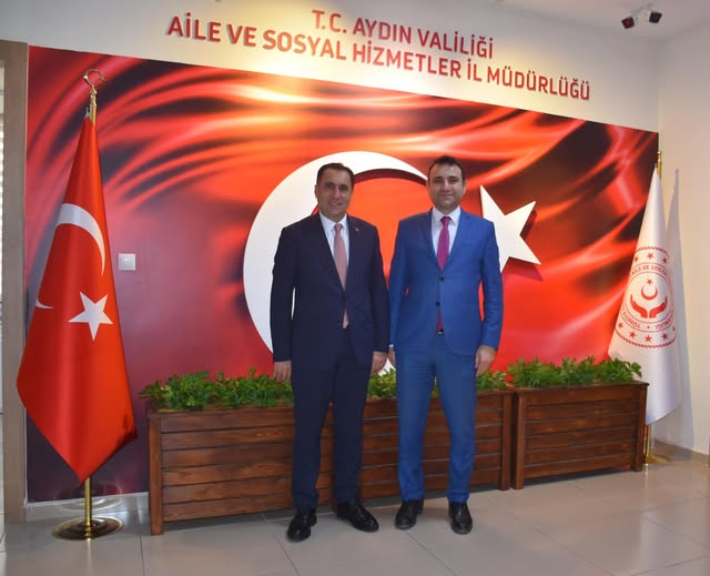 Aydın İl Millî Eğitim Müdürü Sayın Mehmet Yiğit, İl Müdürümüze Ziyareti