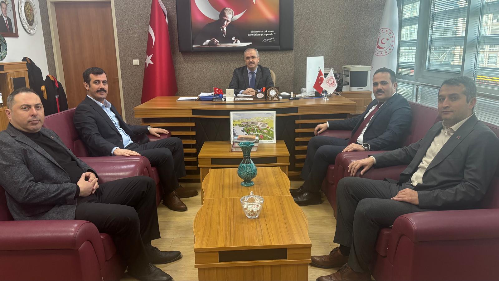 Sendika Temsilcilerinden İl Müdürümüze Ziyaret