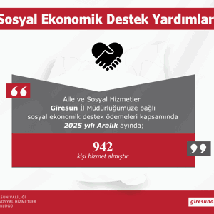 Giresun Aile ve Sosyal Hizmetler İl Müdürlüğü olarak Bakanlığımız hizmetleri ilimizdeki Aralık Ayı Verileri; - fotoğraf 14