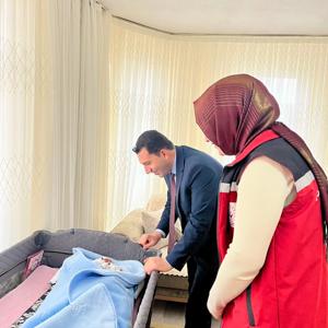 📌Evlilik Kredisinden Yararlanarak Evlenen Çiftimize; Bebekleri İçin “Hayırlı Olsun” Ziyareti. - fotoğraf 2