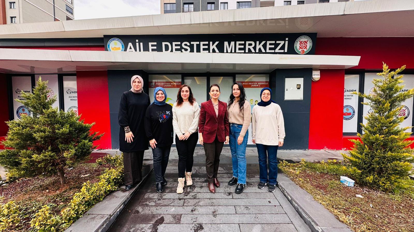 İl Müdürümüz Arzu ÇINGIR’dan Kocasinan Aile Destek Merkezine Ziyaret