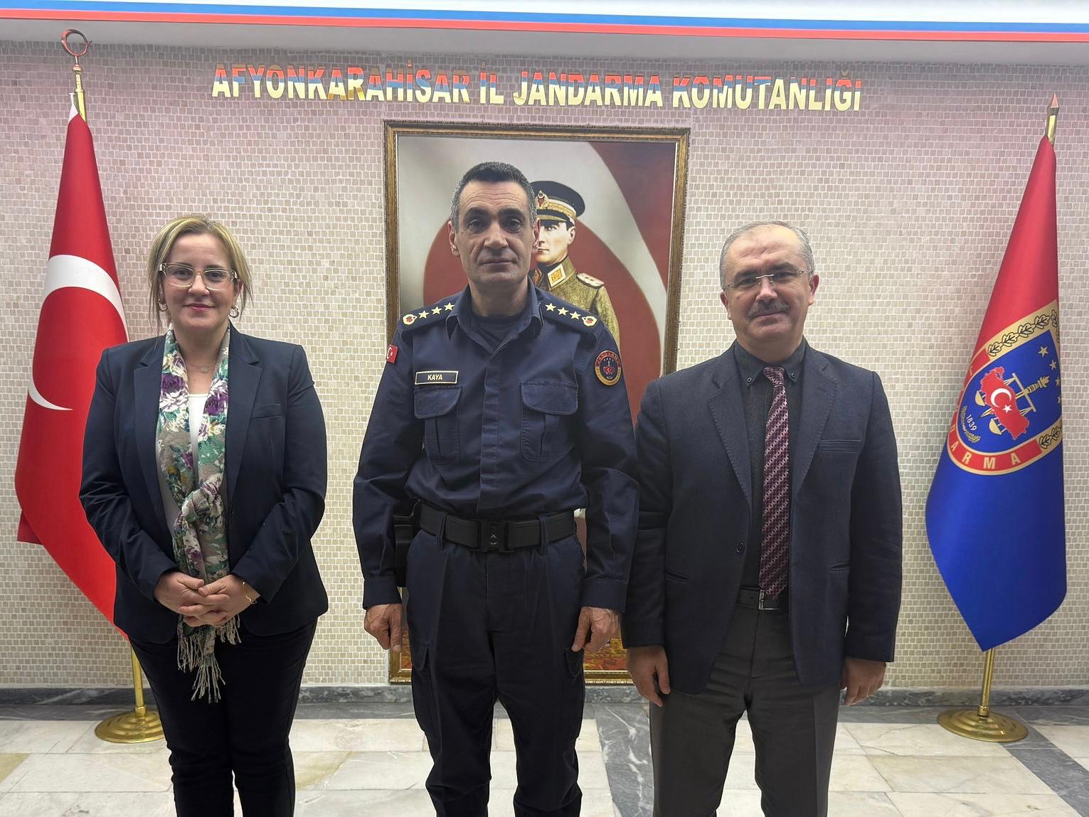 Afyonkarahisar İl Jandarma Komutanı J. Albay Murat Kaya’ya Ziyaret 