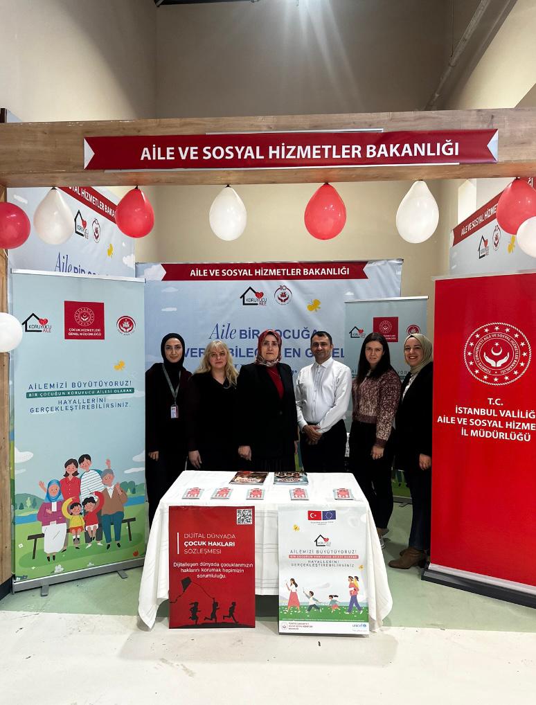 Atatürk Havalimanı Millet Bahçesi’nde Koruyucu Aile Standımız Daimi Olarak Açılmıştır