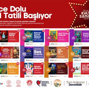 Batman’da yarıyıl tatili başlıyor, sahne ışıkları çocuklar için yanıyor!  - fotoğraf 1
