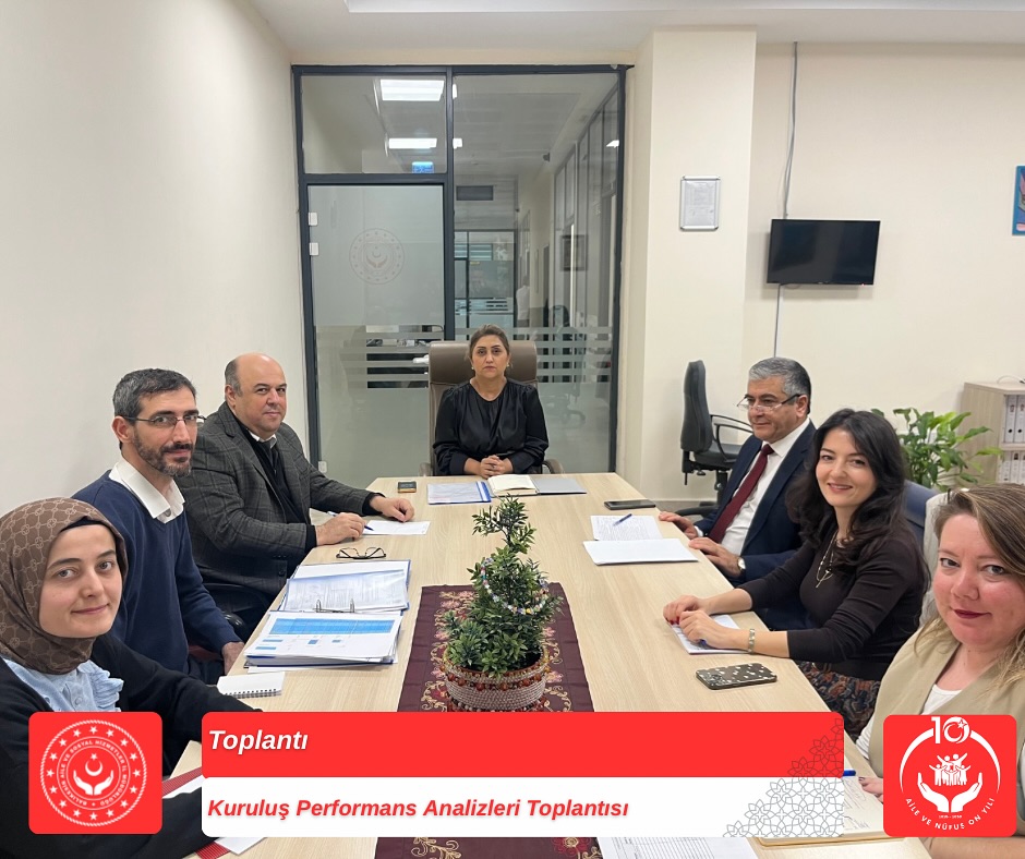 “Kuruluş Performans Analizleri Toplantısı” Gerçekleştirildi