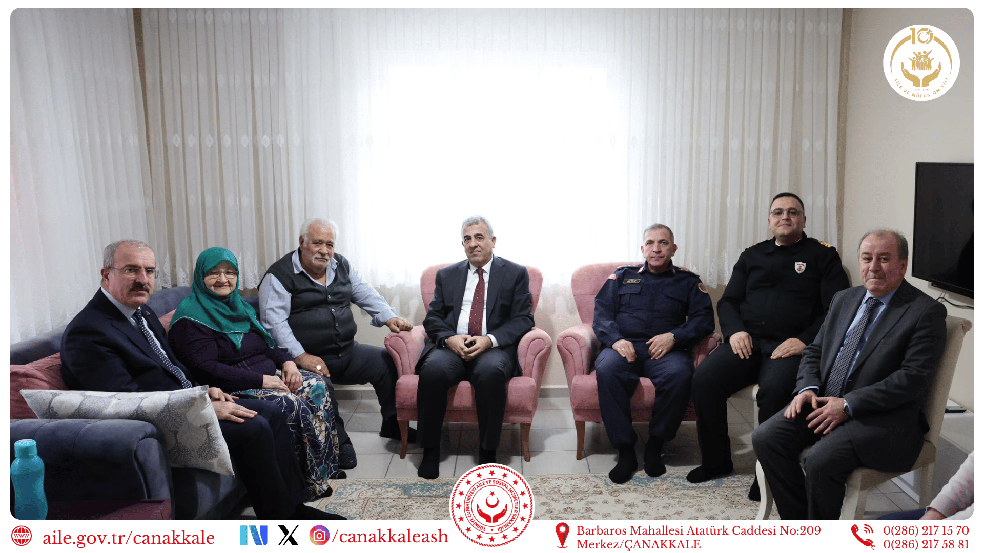 Şehidimiz Eyüp ATAN’ın Ailesine Vefa Ziyareti