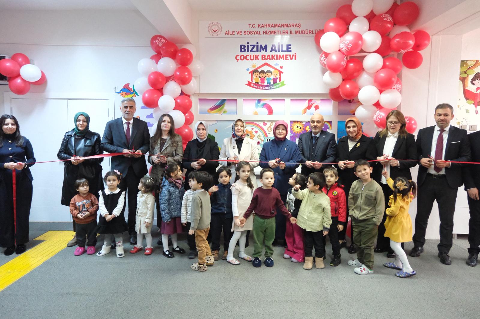 İl Müdürlüğümüzün Bizim Aile Gündüz Bakımevi Açıldı