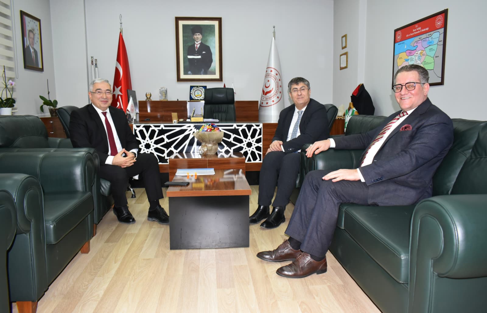 Il Mudurumuz Faruk Uysal, Mudanya Universitesi Heyeti ile Bir Araya Geldi