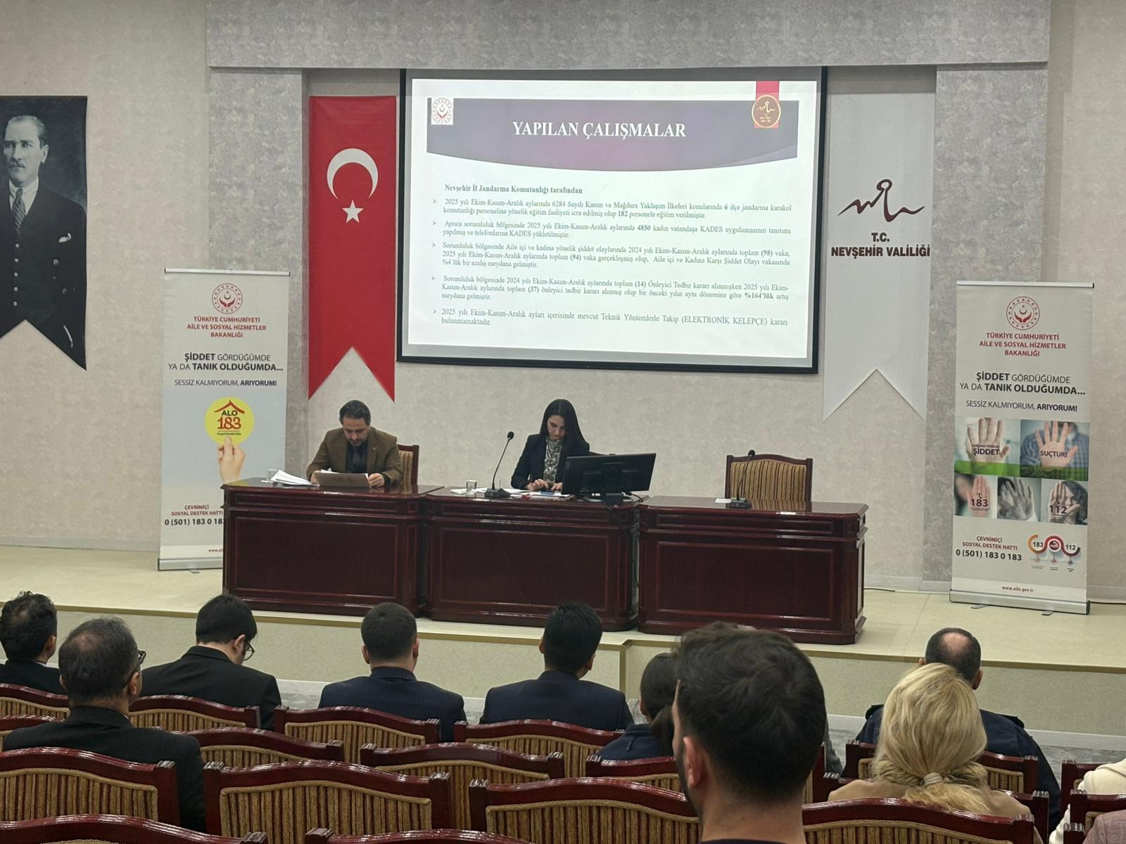 Kadına Yönelik Şiddetle Mücadele İl Eylem Planı, İl Koordinasyon İzleme ve Değerlendirme Komisyonu toplantısı ile Erken Yaşta ve Zorla Evliliklerle Mücadele Nevşehir İl Eylem Planı son toplantısı yapıldı