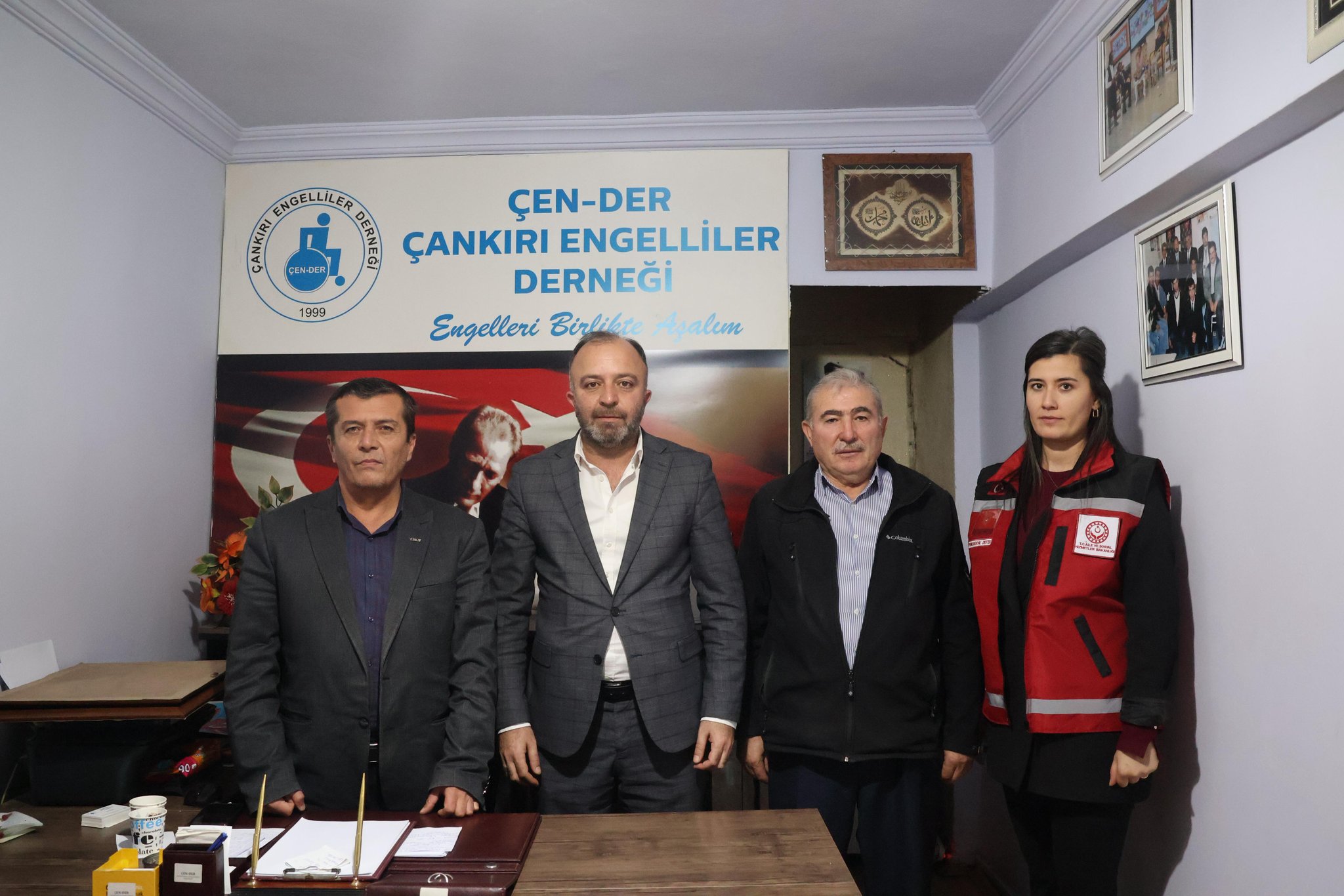 İl Müdürümüz Sn.Abdulhaluk LONGA'dan Çankırı Engelliler Derneğine Ziyaret