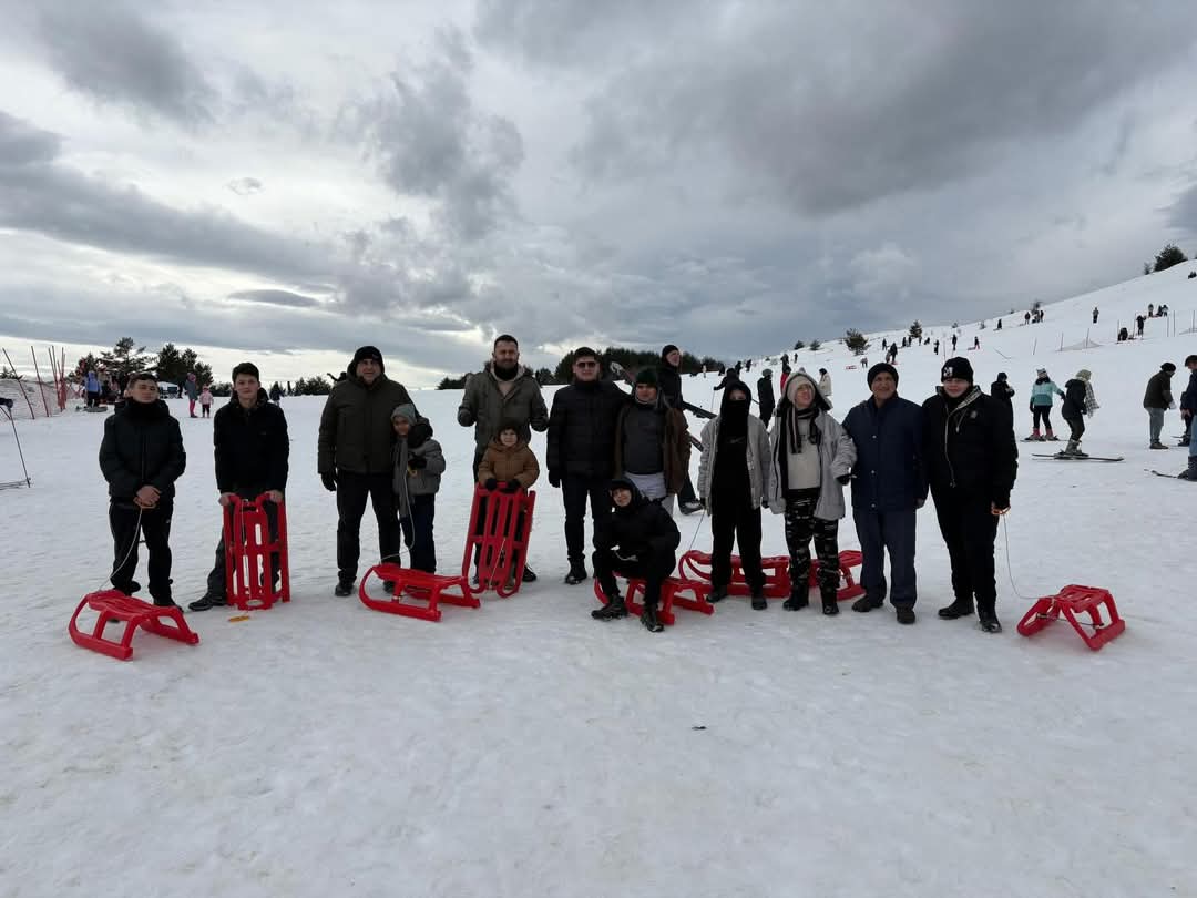 Devletimizin Şefkatiyle Büyüyen Sevgili Gençlerimiz Sömestr Tatilinde Keltepe Kayak Merkezinde Eğlendiler
