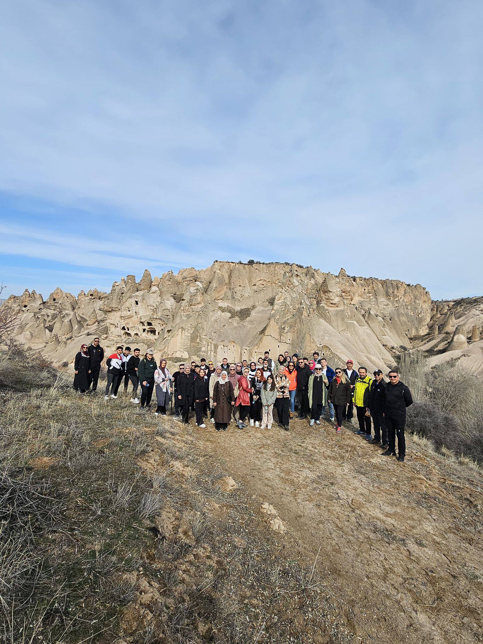 Doğa yürüyüşü düzenlendi. 